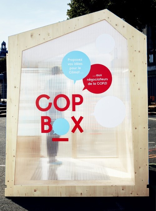 Sending messages to world leaders at COP21 with COPBox
